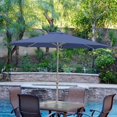 thumbnail image 1 of Jeco 9 ft. Aluminum Patio Market Patio Umbrella with Tilt and Crank, 1 of 2