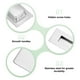 thumbnail image 2 of Uxcell 2-Pack Tiradores Empotrados, 5.90 Pulgadas Cuadradas de Acero Inoxidable 304 para Puertas de Closet Deslizantes [Plata], 2 of 6