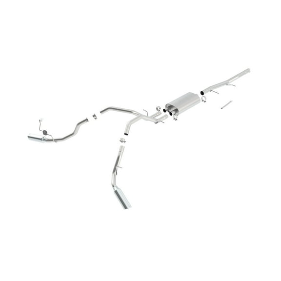 BORLA EXHAUST 140341 09-13 SILVERADO/SIERRA 1500 V8 4DR EXT CAB REG BED/CLUB CAB SB SPLIT SIDE C-BACK SYSTEM