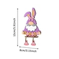thumbnail image 3 of Creatine Easter Bunny And Egg Figurine Desktop For Tabletop Display, 3 of 6