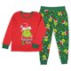 thumbnail image 2 of Moonsky-Family Matching Sets Pajamas, Loungewear Outfits,Christmas Tree Print Family Matching Red / Green Long Sleeve Tops and Christmas Element Prints Pants Set (Red / Green)#Women 3XL, 2 of 3