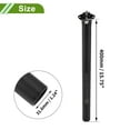 thumbnail image 4 of Unique Bargains Bike Suspension Seatpost 31.6x400mm Saddle Post Seats Matte Black Carbon Fiber, 4 of 8