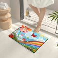 thumbnail image 4 of Shiartex Non Woven Rubber Foot Pad Floor Mat Indoor Outdoor Flowers Butterflies for Home Entrance Outside Entry 24x16in, 4 of 5