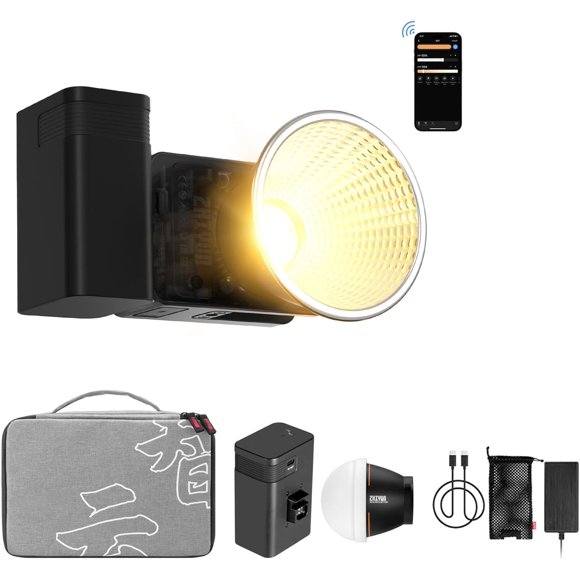 Lámpara de vídeo ZHIYUN Molus X60 COB LED bicolor 2700K-6500K