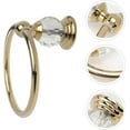 thumbnail image 2 of 1pc Towel Rack Bath Towel Hooks Brass Towel Bar Gold Towel Towel Ring Gold Towel Ring Hand Towel Ring Kitchen Towel Holder Round Stainless Steel Hanging Ring Accessories, 2 of 5