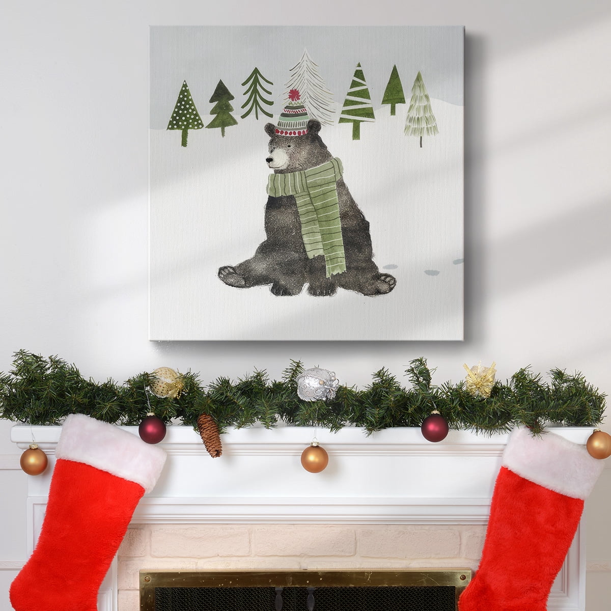 Woodland Christmas IV- Gallery Wrapped Canvas