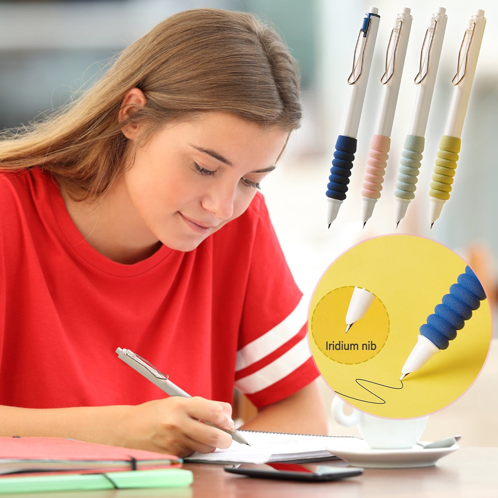 4 PCS Crayon Réutilisable Crayon Papier Portable Avec 12 PCS