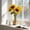 Brown-B, variant on 10x5in Acrylic Flower Vase with Wood Stand, Minimalist Home Centerpiece, Khaki Clear Vase for Living Room Tabletop Decoration