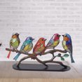 thumbnail image 4 of Birds Branch Ornaments Colorful Iron Desktop Decor For, 4 of 8