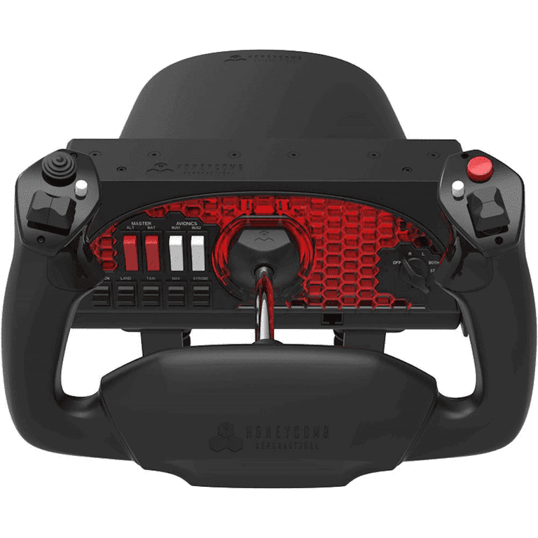 HONEYCOMB アルファフライト コントロール ヨーク&スイッチパネル Amazon.co.jp: ハニカムアルファフライトコントロールヨークとスイッチ