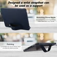 thumbnail image 3 of Protective Case for 6" Amazon Kindle 11th Generation 2024/2022 Released, PU Leather Slim Lightweight Stand Hand Strap  Anti-Scratch Case Cover for Kindle 6 Inch2024/2022, Blue, 3 of 7