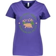 thumbnail image 3 of Inktastic The Great Smoky Mountains Are Calling Women's V-Neck T-Shirt, 3 of 5