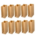 thumbnail image 4 of KALLORY 100Pcs Food Paper Bags Chocolate Kraft Bottom Oil Proof for Snacks, 4 of 7