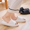 thumbnail image 4 of Zapatillas suaves antideslizantes con plataforma gruesa para hombre y mujer, chanclas de verano a la moda, antideslizantes, con cojín y nube, 4 of 4