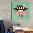 thumbnail image 6 of Epic Graffiti 'Ballerina Owl' by Nancy Lee, Canvas Wall Art, 37"x37", 6 of 8