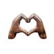 thumbnail image 2 of Estatua de resina con forma de corazón para el Día de la Madre | Regalo decorativo pintado a mano para mamá | Elegante adorno de escritorio para sala de estar, 2 of 7