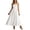 C1-White51, variant on Solid Color Midi Dress For Women Strapless Pleated A Line Skirt Formal Evening Wedding Party Long Dress