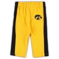 thumbnail image 3 of Infant Black/Gold Iowa Hawkeyes Little Kicker Long Sleeve Bodysuit and Sweatpants Set, 3 of 3