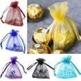thumbnail image 3 of Bolsas transparentes de regalo de organza Boshen de 5 x 7 cm, 200 unidades, colores mezclados, 3 of 6