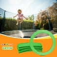 thumbnail image 2 of Trampoline Pad Replacement, 10 FT Trampoline Replacement Safety Pad, 10FT Trampoline Spring Cover Waterproof UV Resistant Tear Resistant Surround Spring Foam Cover, Round Frame No Hole for Pole Green, 2 of 8