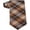 Brown and Orange, variant on Scott Allan Collection Mens Tartan Plaid Necktie for Him | Standard Size Brown and Orange Classic Tie
