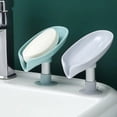 thumbnail image 2 of Forma De Hoja Con Ventosa Jabonera Decorativa Para Ducha Baño Cocina Kearding  HA044724-02, 2 of 6