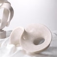 thumbnail image 5 of 14.5" White Decorative Amorphous Object Large Table, 5 of 9