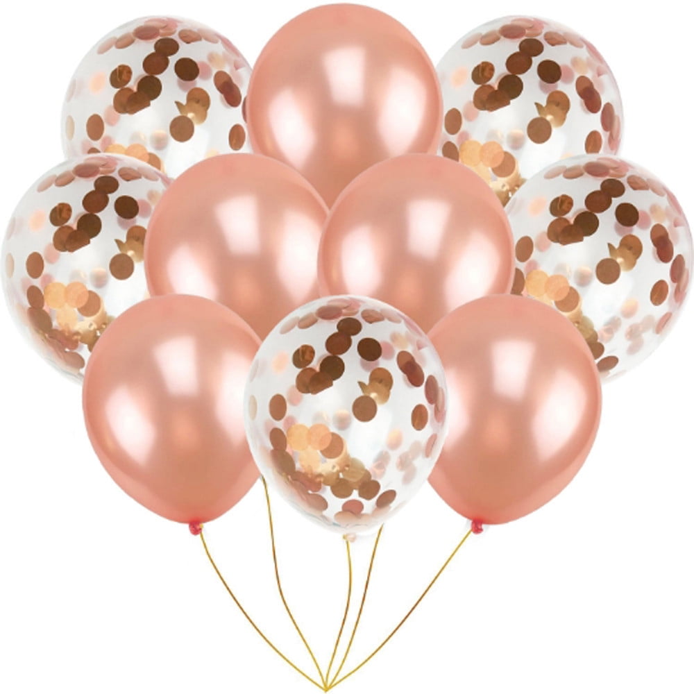 10Pcs 12" Confetti Balloons Latex Wedding Party Baby Shower Birthday Decoration