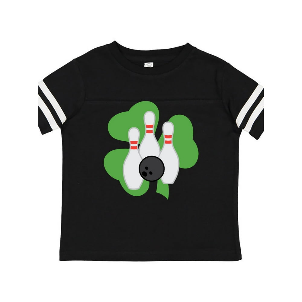 INKtastic Irish Bowling Pins and Ball St Patricks Toddler TShirt