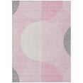 thumbnail image 2 of Addison Rugs Chantille Indoor/Outdoor Transitional Geometric Pink Machine Washable Rectangle Rug, 3' x 5', 2 of 8