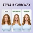 thumbnail image 3 of Wavytalk Ionic Hair Straightener Brush, Anti-Scald Ceramic Straightener Comb with LED Display for Super Smooth Hair, Pink, 3 of 7