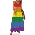 thumbnail image 2 of GayPride Flag Sleeveless Dress party dresses women sexy dress wedding guest dress, 2 of 6