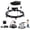 Black, variant on Baby Walker, Portable/Foldable/9 Adjustable Heights/With Wheels/Anti-Rolling, For Babies 6-12 Months,Pink