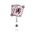 thumbnail image 1 of asddcavvf Funny and Cute Badge Reel with Clip Closure for Doctors Teachers Students Workers Etc Cartoon Pattern Badge Workplace Induction Craft Storage Drawers Stationery Pens Organizer Easter Crafts, 1 of 4