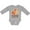AC-Heather Grey, variant on Inktastic My Memere Loves Me Fox Boys or Girls Long Sleeve Baby Bodysuit
