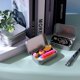 thumbnail image 5 of Latas vacías rectangulares de metal con bisagras - Paquete de 40 mini contenedores plateados portátiles Kit de almacenamiento pequeño y organizador para el hogar Latas pequeñas con tapas Craft Co, 5 of 5