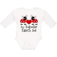 thumbnail image 3 of Inktastic My Godmother Loves Me Boys or Girls Long Sleeve Baby Bodysuit, 3 of 5