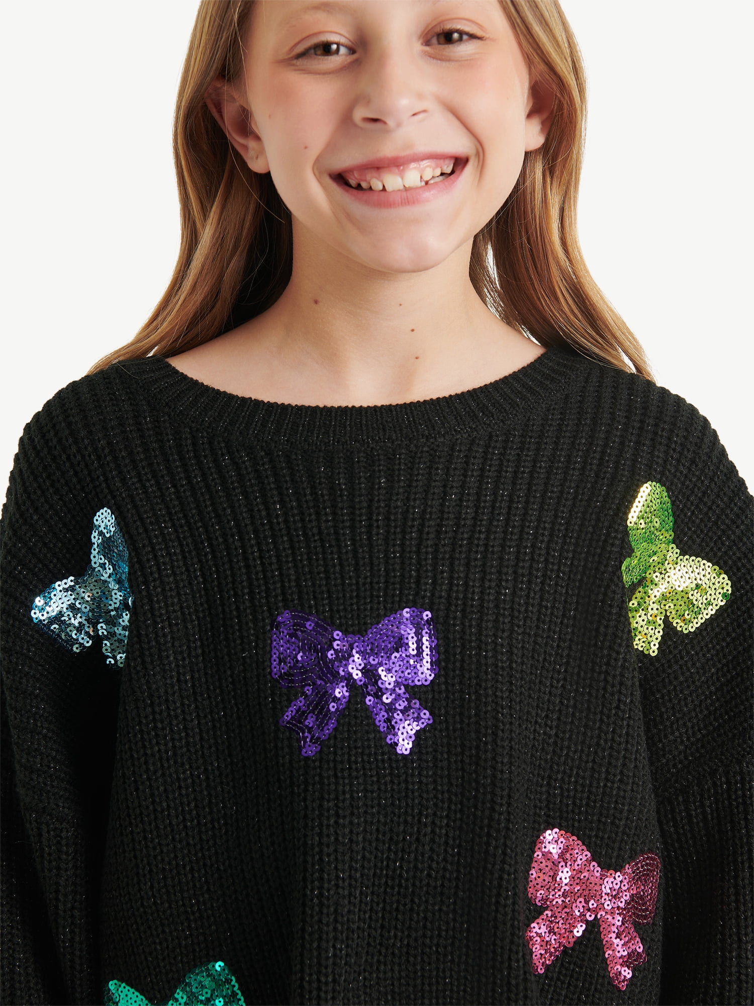 Justice Girls Ribbon Sweater, Sizes XS - XLP