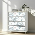 thumbnail image 3 of Peel and Stick Wallpaper Contact Paper Bare Coral Trees Starfish Shells Blue Pink Tones Self Adhesive and Removable 17.7in x 118in, 3 of 8