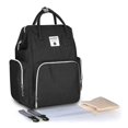 thumbnail image 1 of Baby Diaper Bag Backpack Large Capacity Fashion Mummy Nappy Bag Nursing Bag Travel for Baby Care Black, 1 of 5