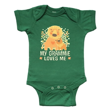 

Inktastic Grammie Loves Me Gift Baby Boy or Baby Girl Bodysuit