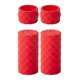 thumbnail image 2 of 4 cintas de silicona para manillar de bicicleta, accesorios para ciclismo rojo, 2 of 8