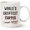 Father Mugs, variant on Mom Est 2024 Coffee Mug, Mother''s Day New Mom Gifts for Women Her, First Time Moms Cup, White 11 Oz