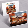 thumbnail image 3 of Thanksgiving Miniature American Shepherd Pilgrim Grateful, Thankful, Blessed Fall Welcome 7x5in Folded Greeting Card MAS Dog Lover Gifts Single Note Card with Envelope - 00021, 3 of 5