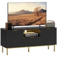 thumbnail image 1 of HOMCOM TV Console with RGB LED Lights, TV Unit for TVs up to 40 Inch, Black, 1 of 10