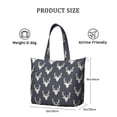 thumbnail image 5 of Sac de Voyage Vintage Cerf, Sac Fourre-Tout Weekender Imprimé Rennes de Forêt Nordique, Sac de Voyage Design Géométrique Rustique Artistique pour Femmes, 5 of 5