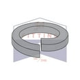 thumbnail image 3 of 1/4" High Collar Split Lock Washers | Steel | Plain (Quantity: 5000), 3 of 3