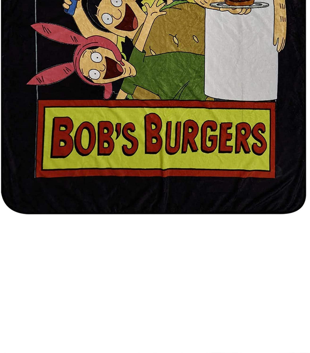  Bob's Burgers Fleece Throw Blanket - Bob, Tina & Louise Belcher  Throw Blanket(Group Panel) : Home & Kitchen