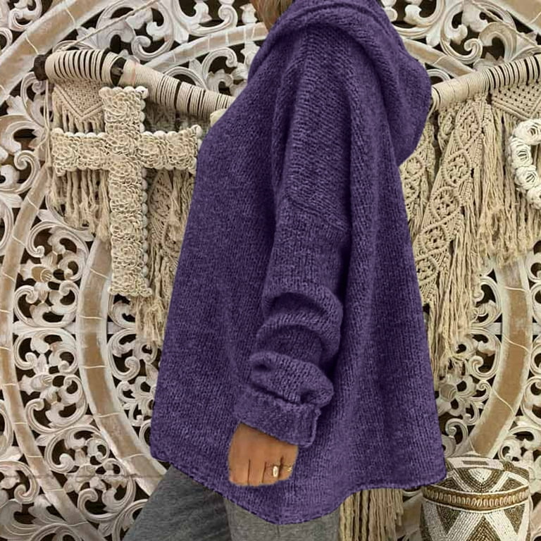 Purple cotton cardigan store