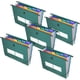 thumbnail image 1 of Carpetas colgantes/carpeta de archivos expansible/organizador de archivos de acordeón, tamaño carta, verde, 35 bolsillos, caja de archivos de plástico de acordeón, organizador de documentos arcoíris, ganchos retráctiles (paquete de 5) Zhivalor CZBG-ST47, 1 of 7